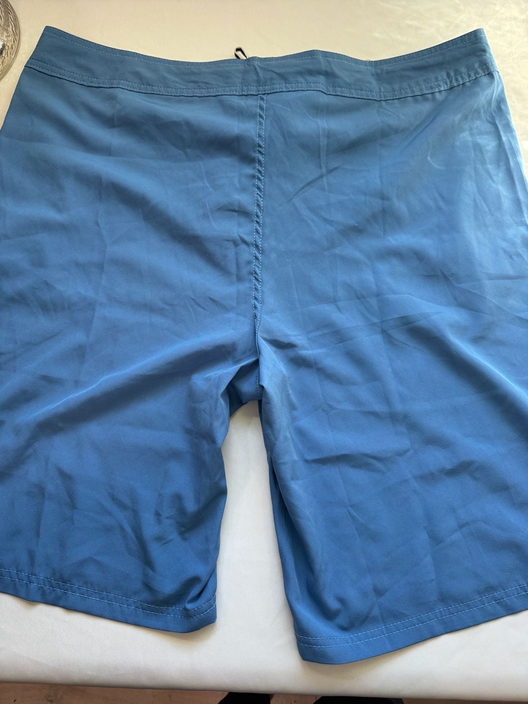 Wailoa Blue Board Shorts 4 Way Stretch Hawaiian Surf Swim Trunks Size 40 7