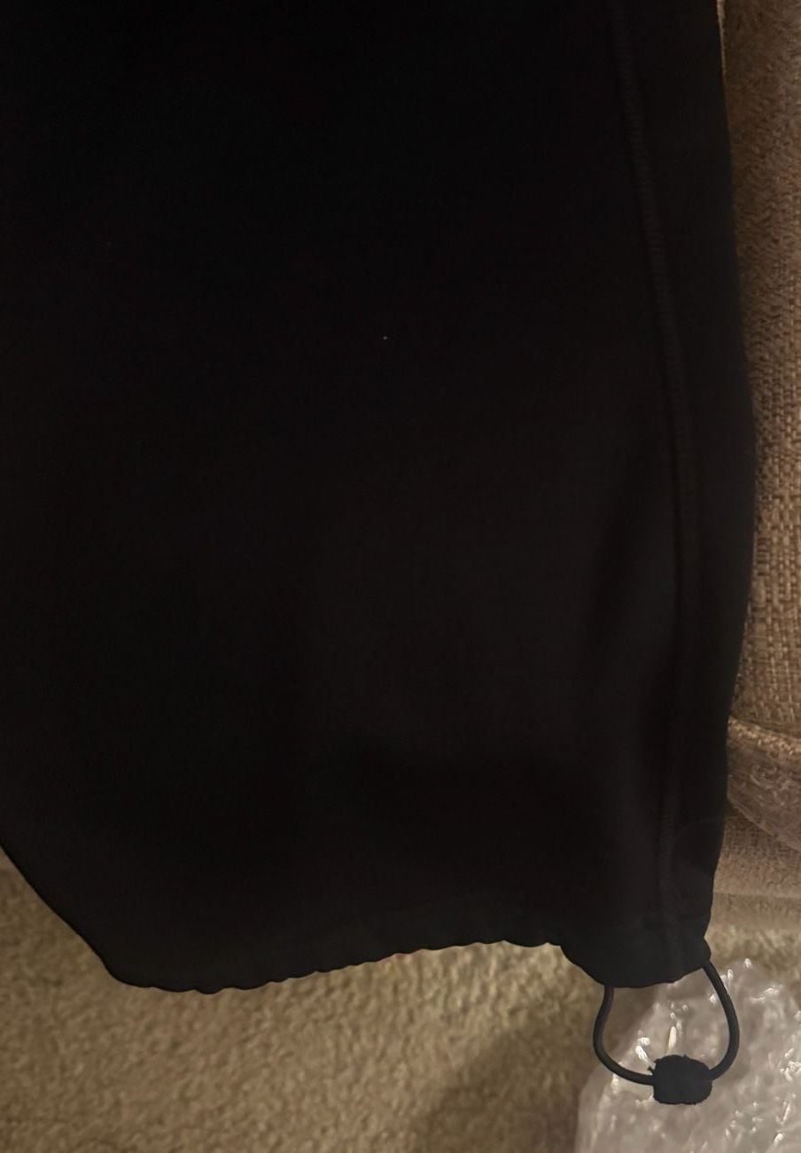 Nike Therma-Fit Size L Black Pants Sweatpants Drawstring 4