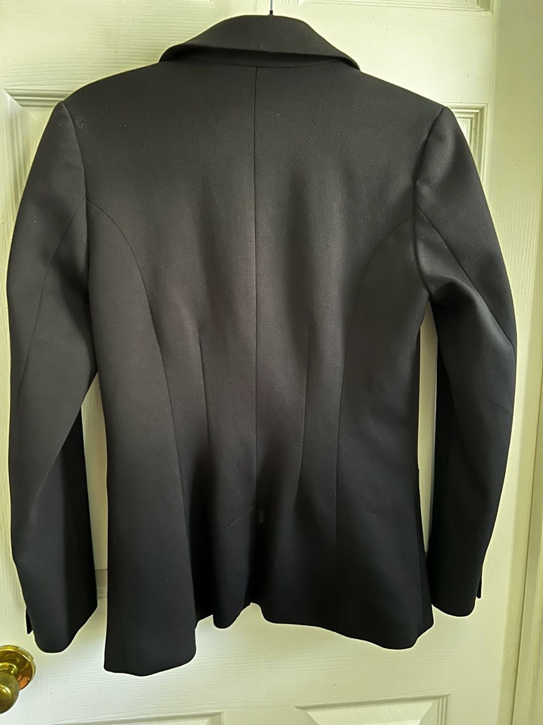 H&M Blazer Jacket Size 10 Black Two Button Lined 3