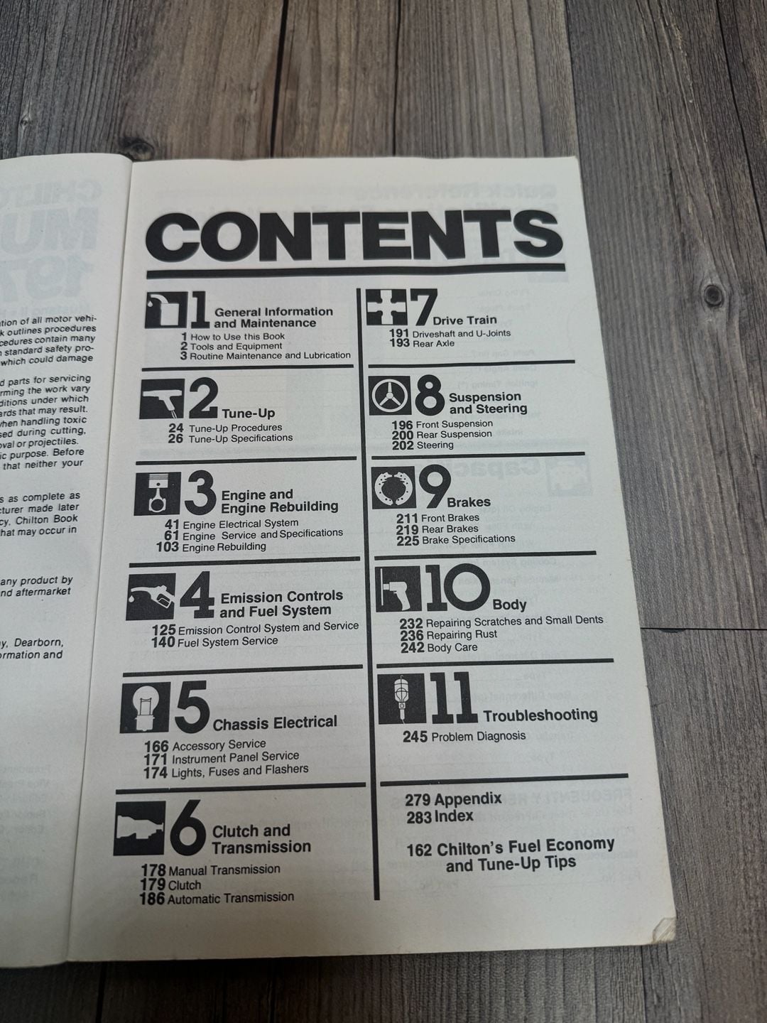 Chilton's Repair & Tune-Up Guide Mustang II 1974-1978 7