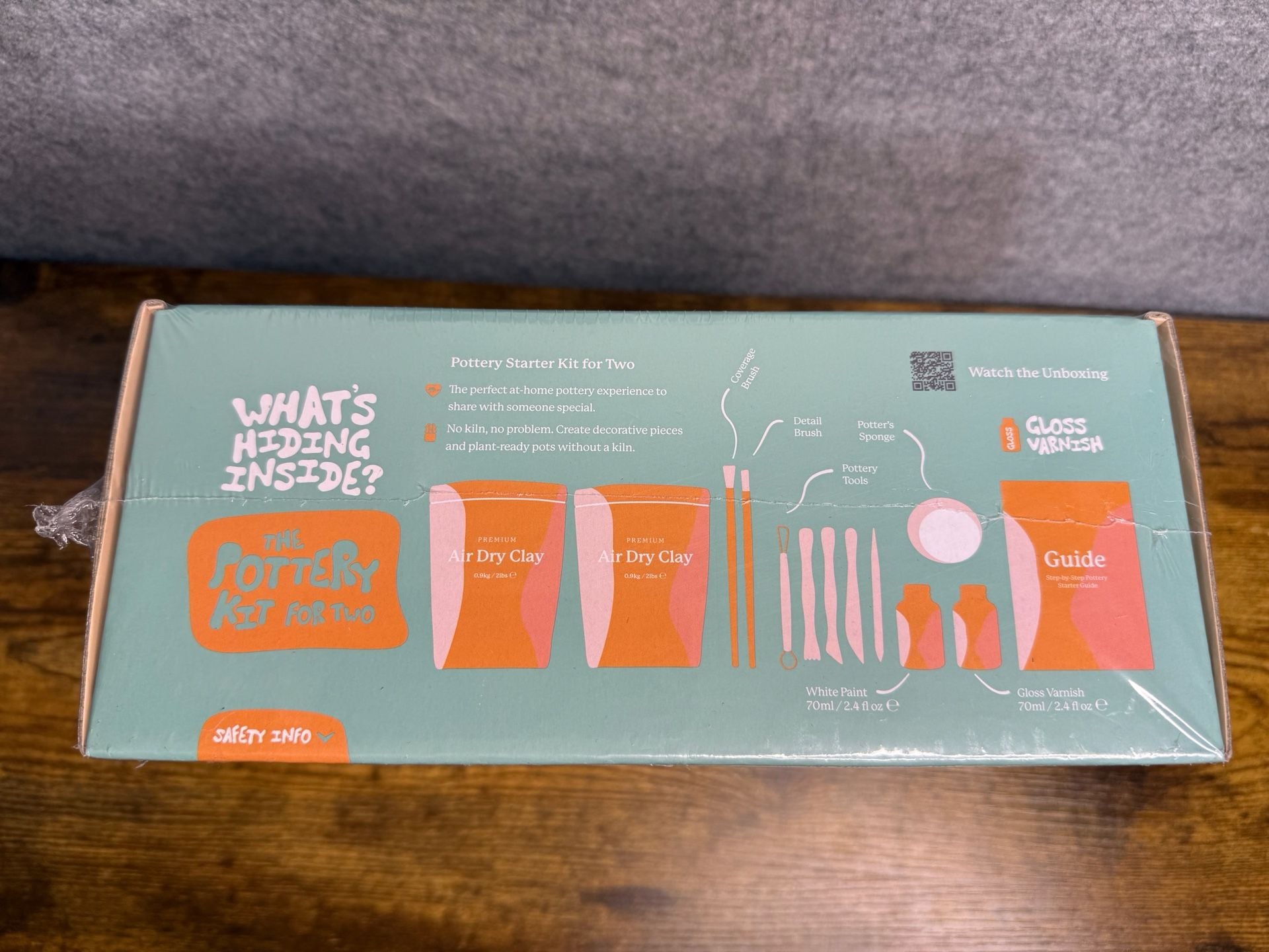 Sculpd The Pottery Kit For Two Gloss Varnish New 2