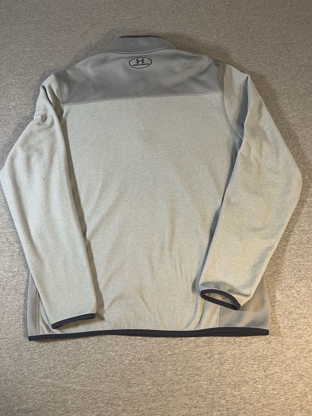 Under Armour Gray 1/4 Zip Fleece Pullover Sweatshirt Men’s Size M 6