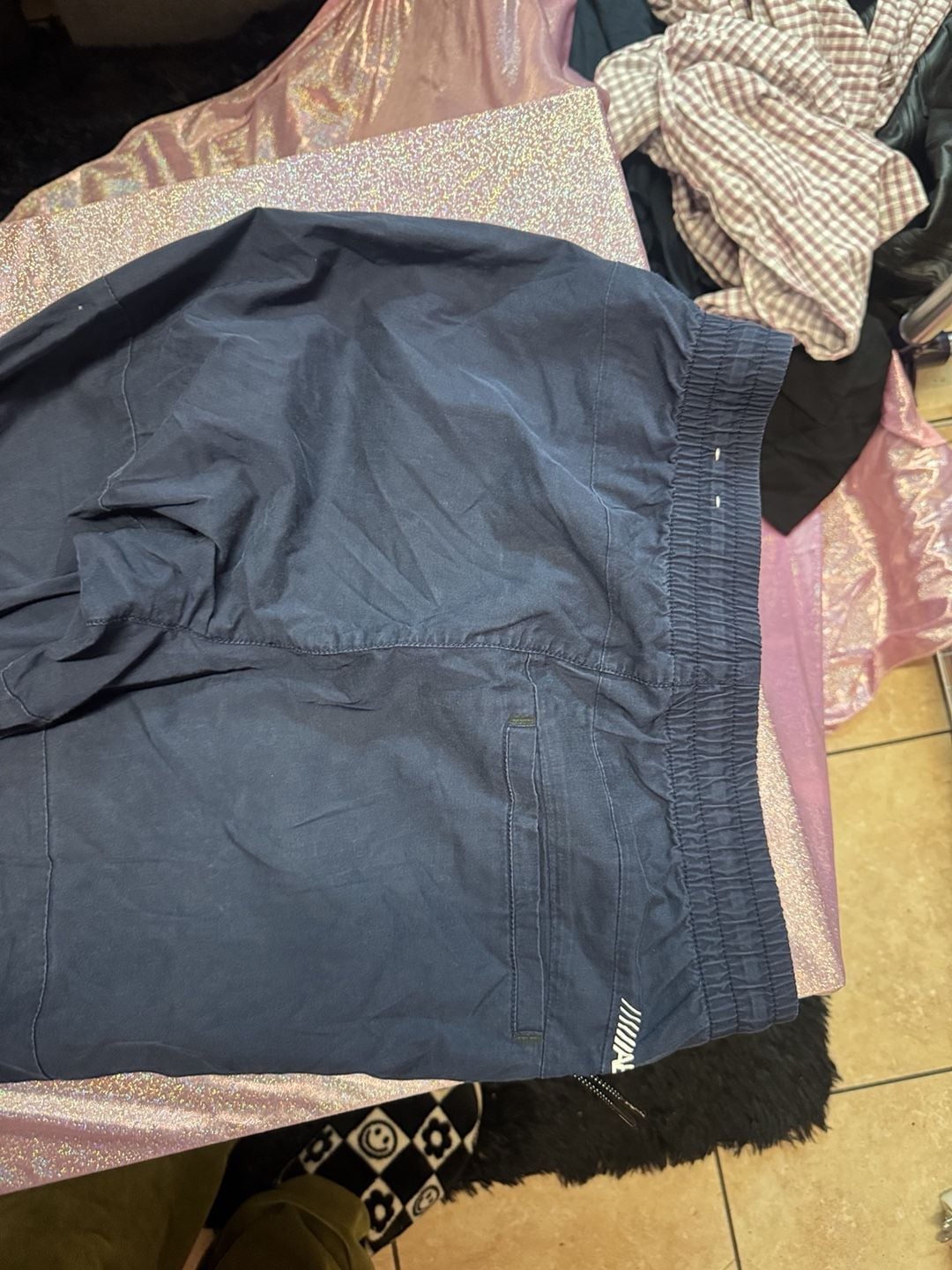 American Eagle Outfitters Joggers Size XS Navy Blue Flex Drawstring 7