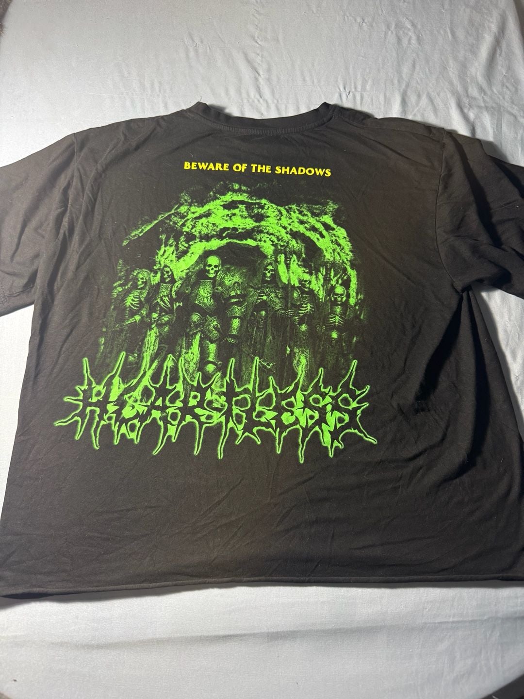 Miken Heartless T-Shirt Size XL Black Graphic Tee Skull 2