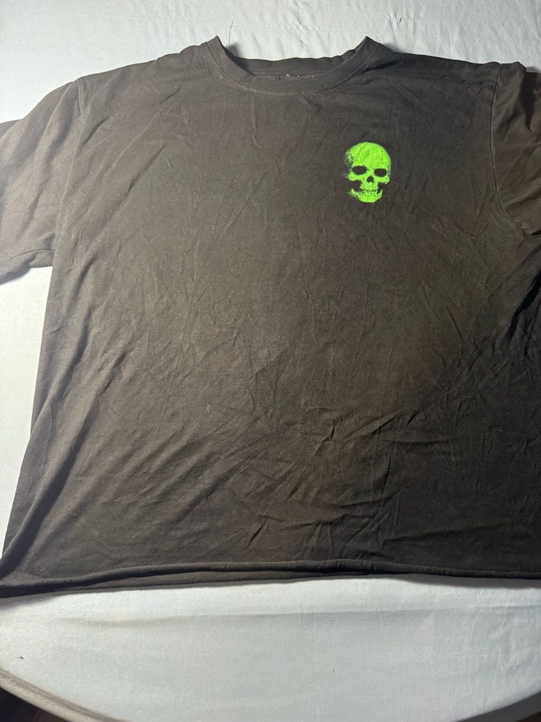 Miken Heartless T-Shirt Size XL Black Graphic Tee Skull 3