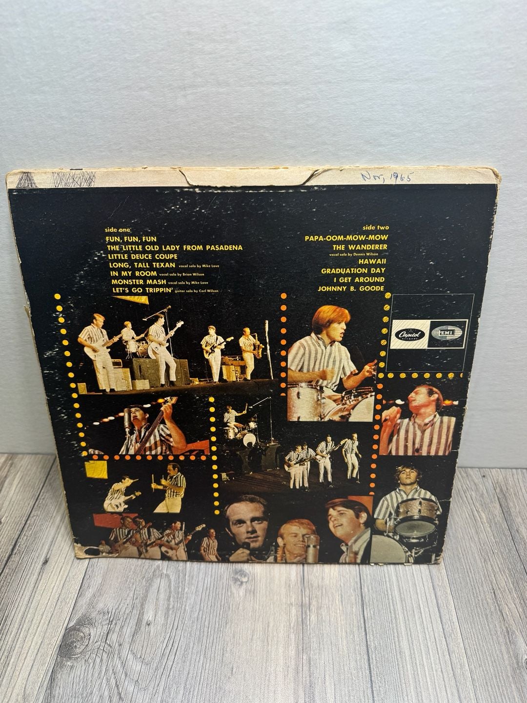 Capitol Records The Beach Boys Concert Vinyl LP Album STAO 2198 2