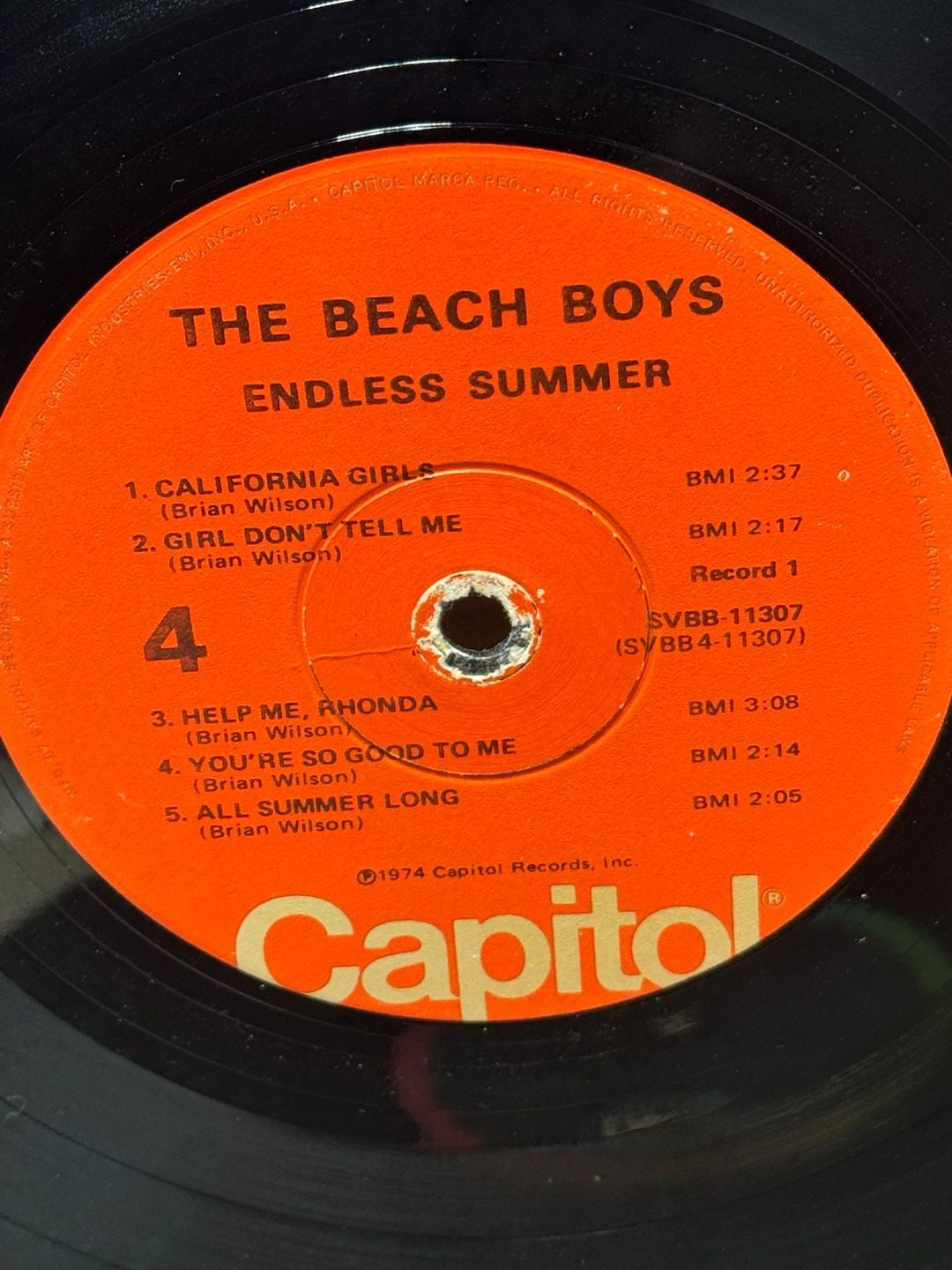 Capitol Records The Beach Boys Concert Vinyl LP Album STAO 2198 12