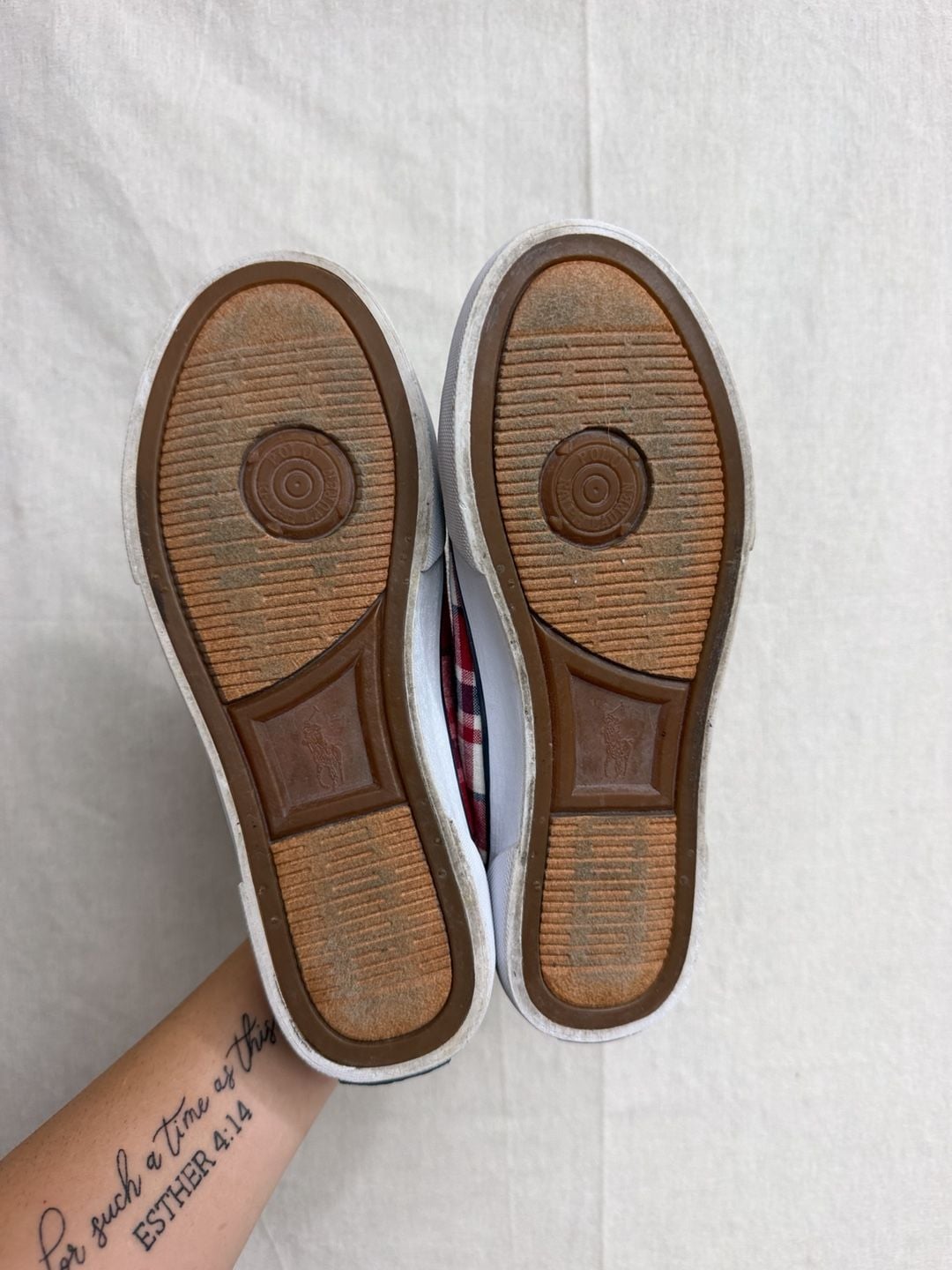 Polo Ralph Lauren Red Plaid Sneakers 5