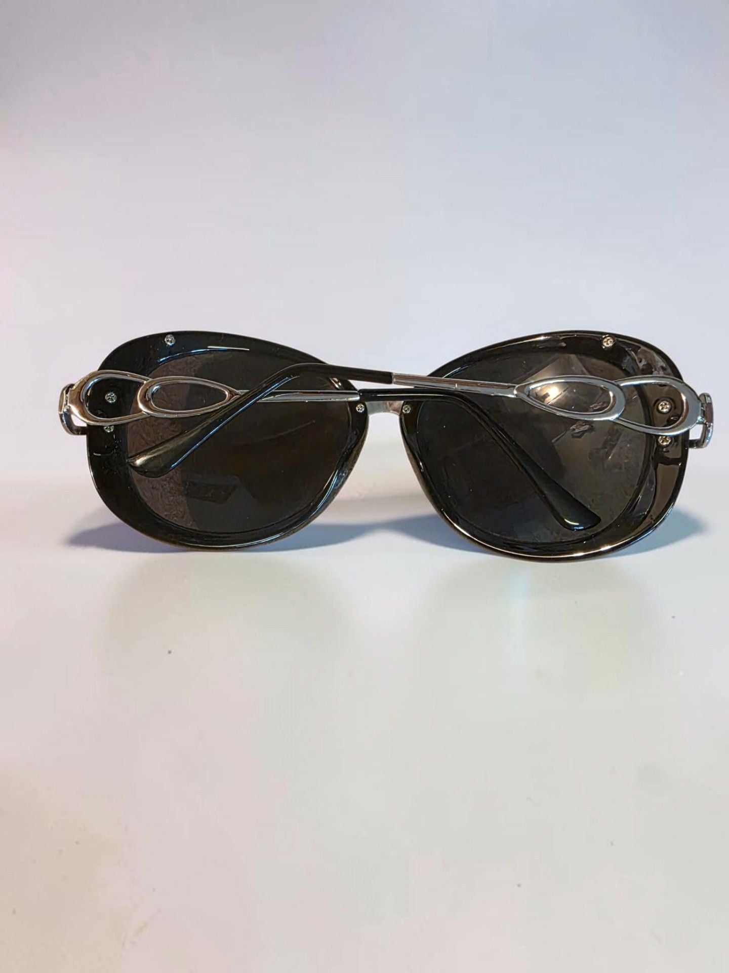 H&M Oversized Round Sunglasses Brown Frame 3