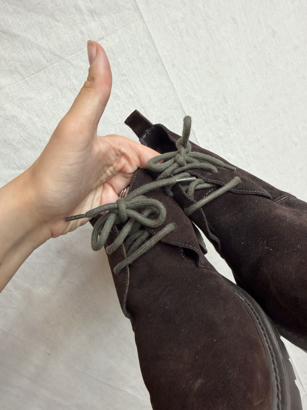 DIBA Brown Suede Platform Chukka Boots Size 9 9