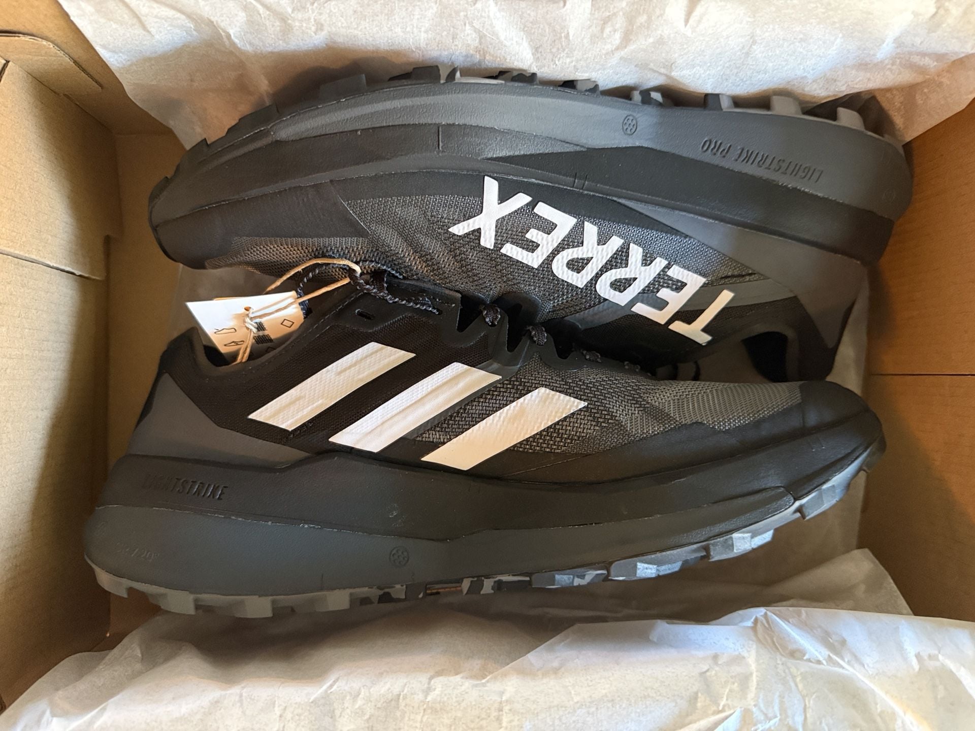 Adidas Terrex Agravic Speed Size 10 Core Black Trail Running Shoes 4