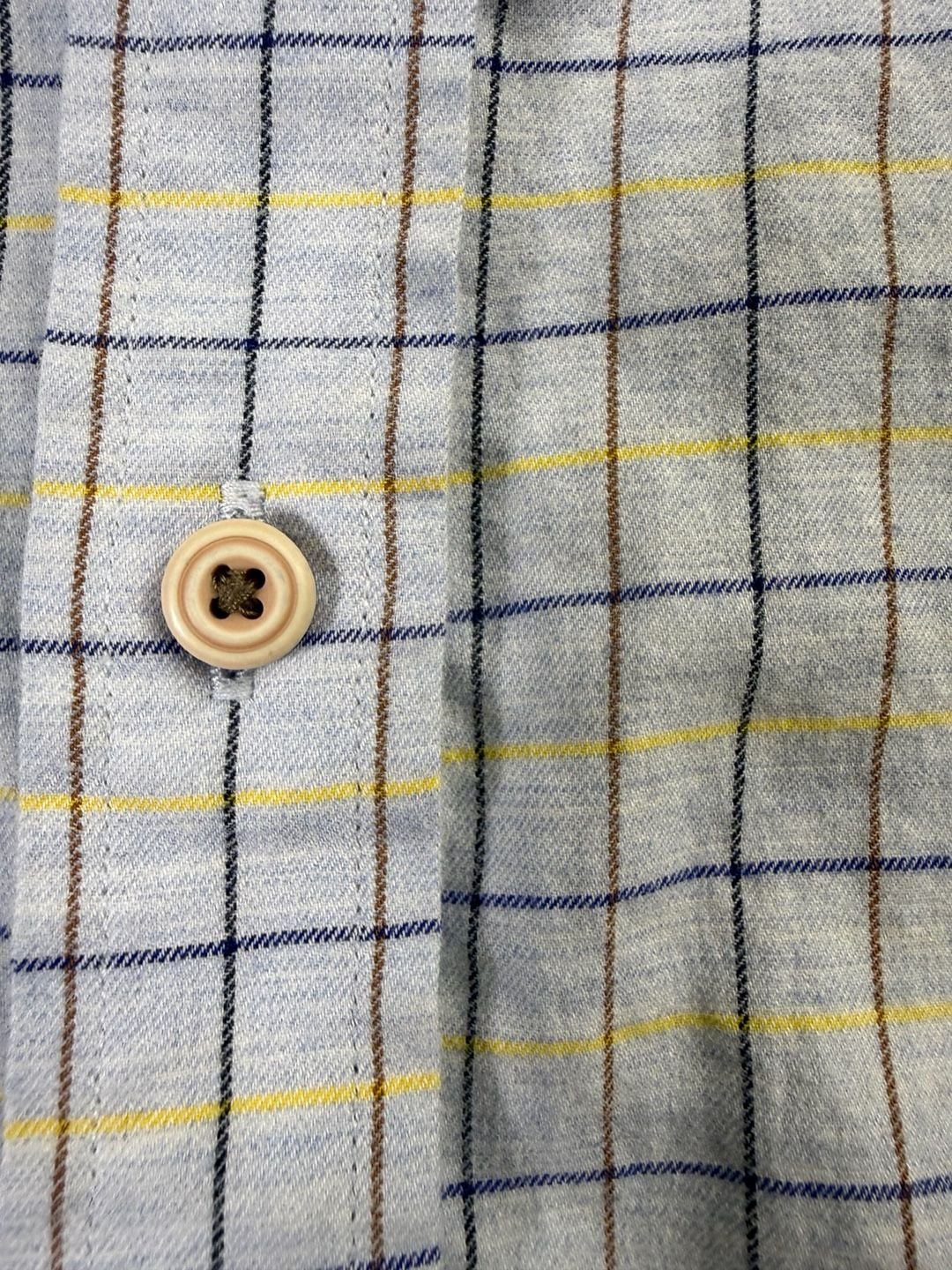 Cutter & Buck Plaid Button Down Shirt Size M Light Blue Long Sleeve 5