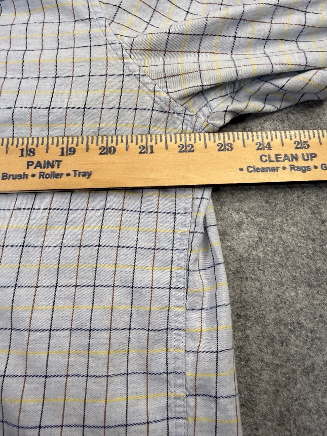 Cutter & Buck Plaid Button Down Shirt Size M Light Blue Long Sleeve 7