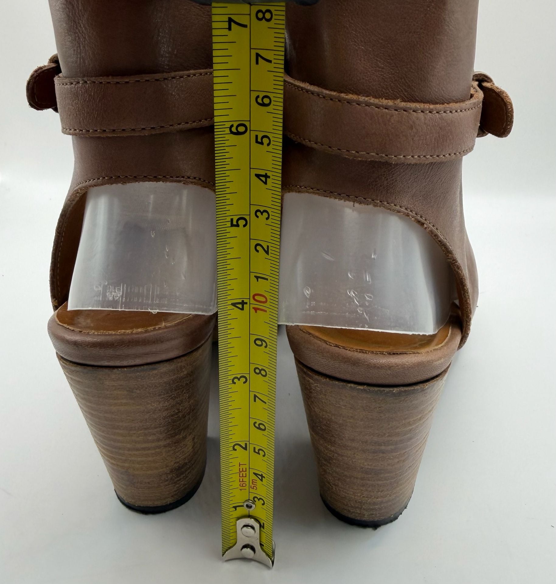 Fabianelli H025 Heeled Sandals Brown Leather 5