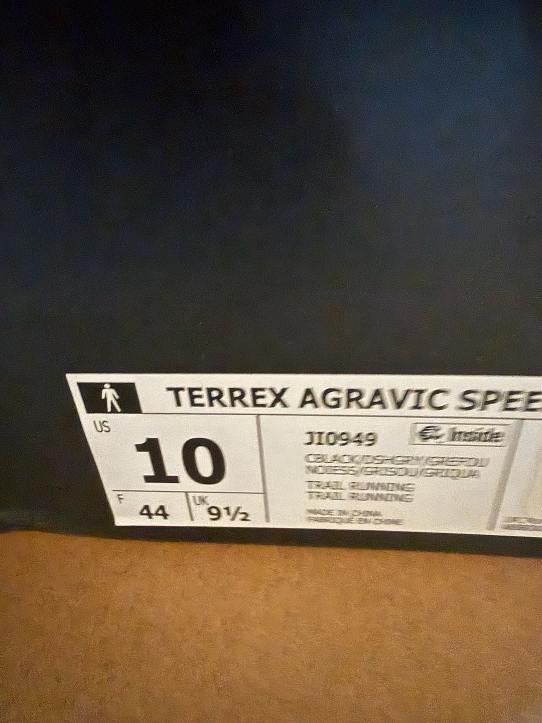 Adidas Terrex Agravic Speed Size 10 Core Black Trail Running Shoes 5