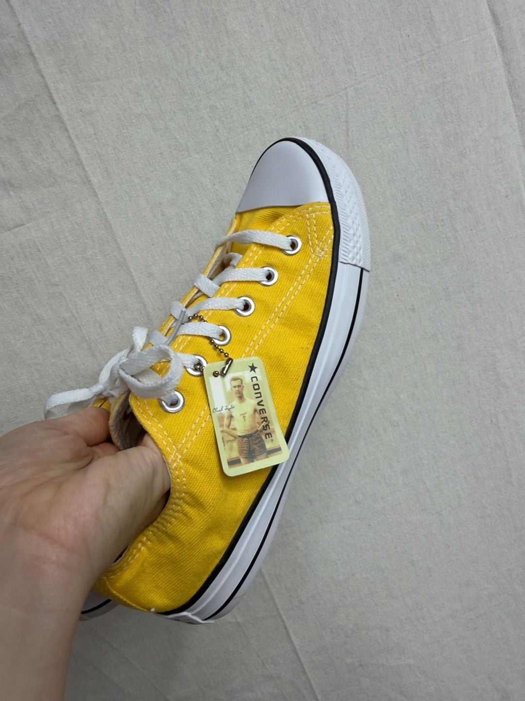 Converse Chuck Taylor All Star Low Yellow Canvas Sneakers 2