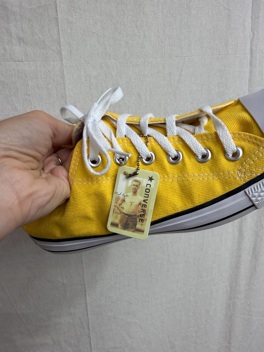 Converse Chuck Taylor All Star Low Yellow Canvas Sneakers 5
