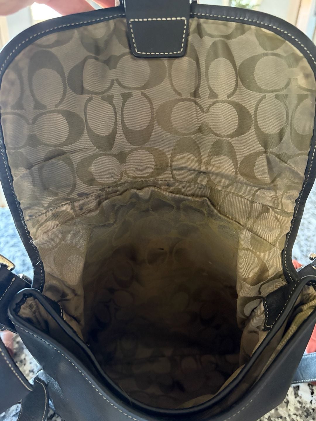 Coach 9480 Soho Black Leather Buckle Shoulder Bag 6