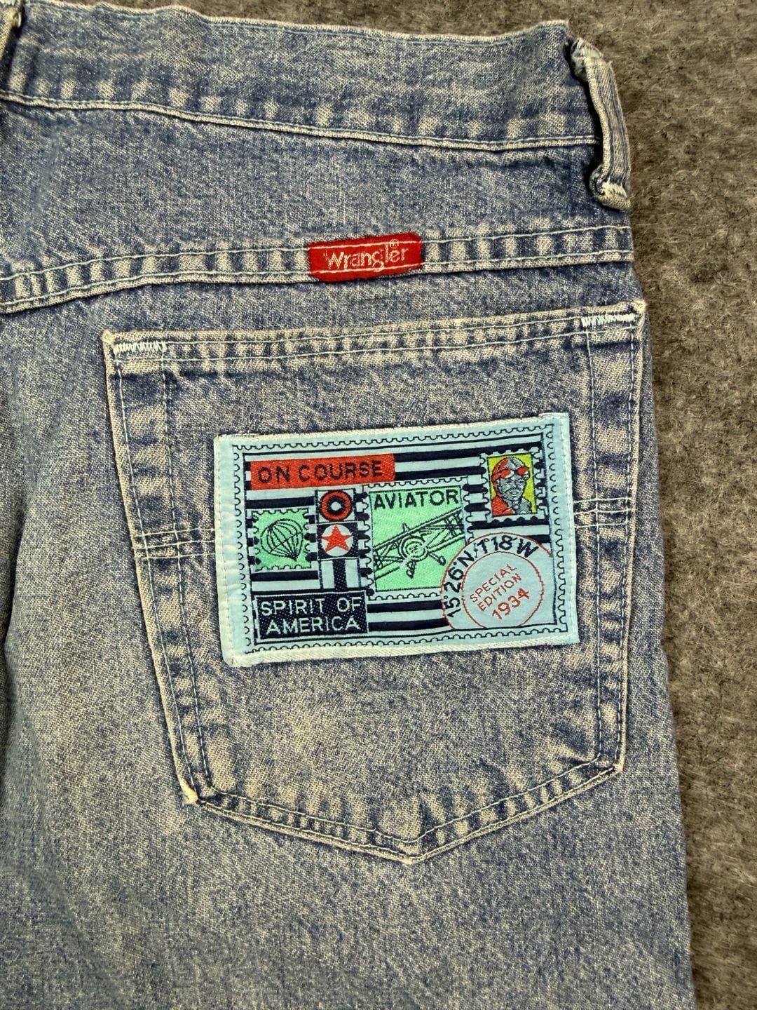 Wrangler 98461GW Vintage Jeans Size 33x30 Blue Made in USA Straight Leg 5