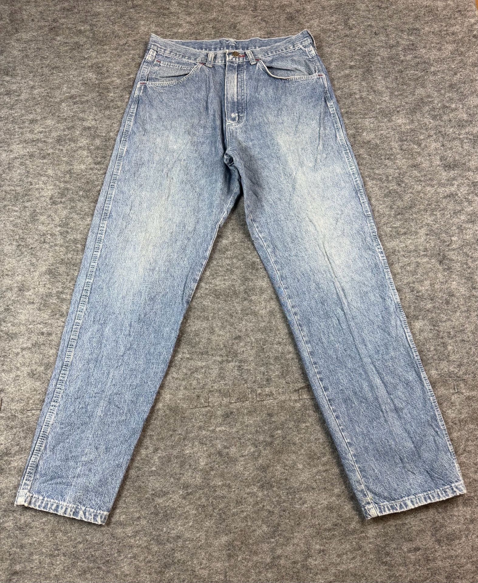 Wrangler 98461GW Vintage Jeans Size 33x30 Blue Made in USA Straight Leg 9