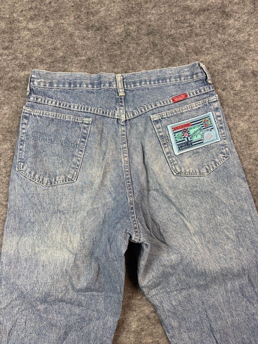 Wrangler 98461GW Vintage Jeans Size 33x30 Blue Made in USA Straight Leg 11