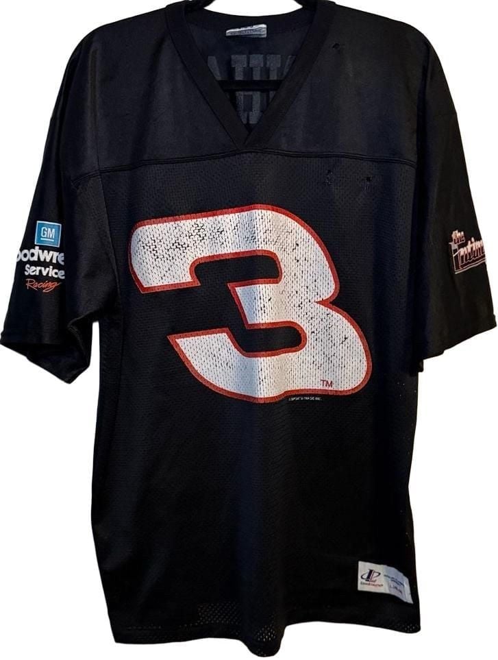 Logo Athletic Dale Earnhardt Sr 3 Jersey Size L Black Nascar Vintage 2