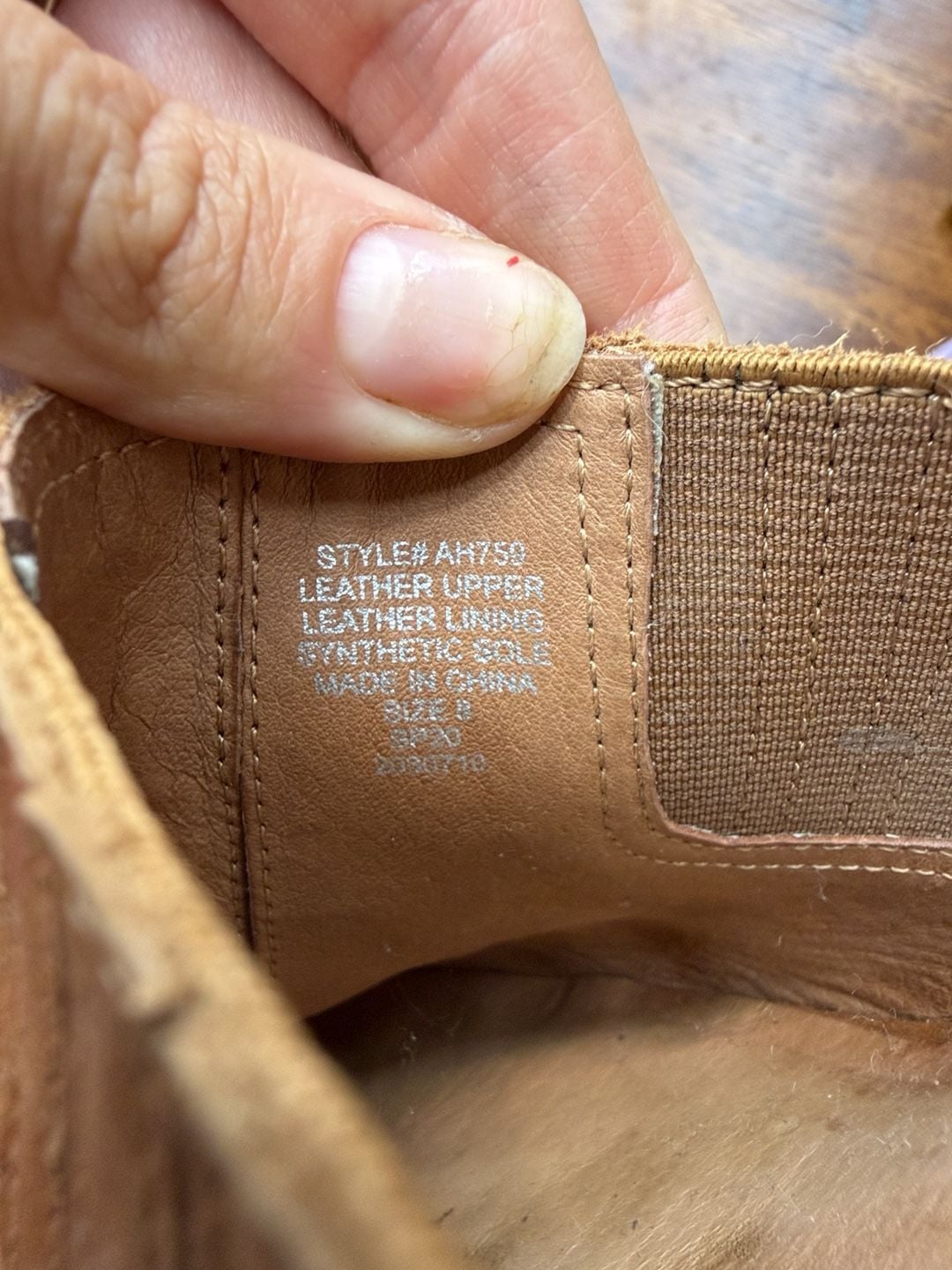 Madewell AH750 Brown Leather Mules Size 8 7