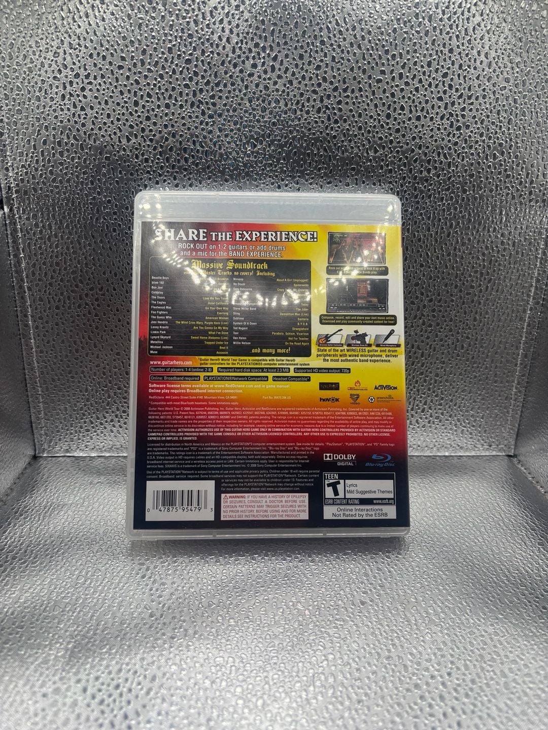 Activision Guitar Hero World Tour PlayStation 3 PS3 Game 3