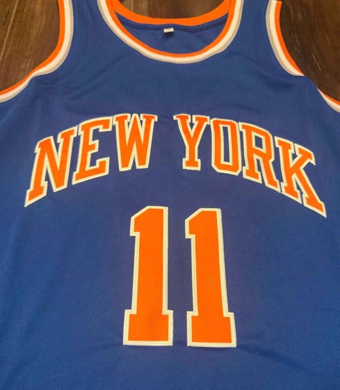 Jalen Brunson New York Knicks 11 Jersey Size L Blue Basketball 5