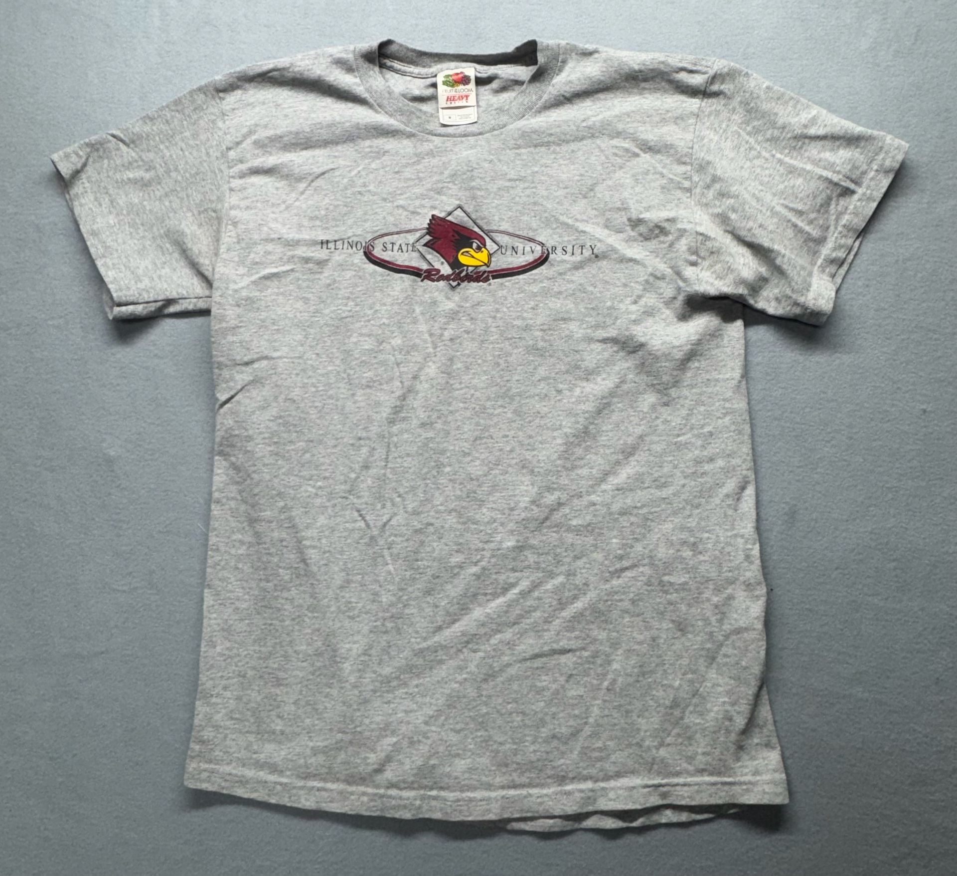 Fruit Of The Loom Illinois State University T-Shirt Size M Gray 2