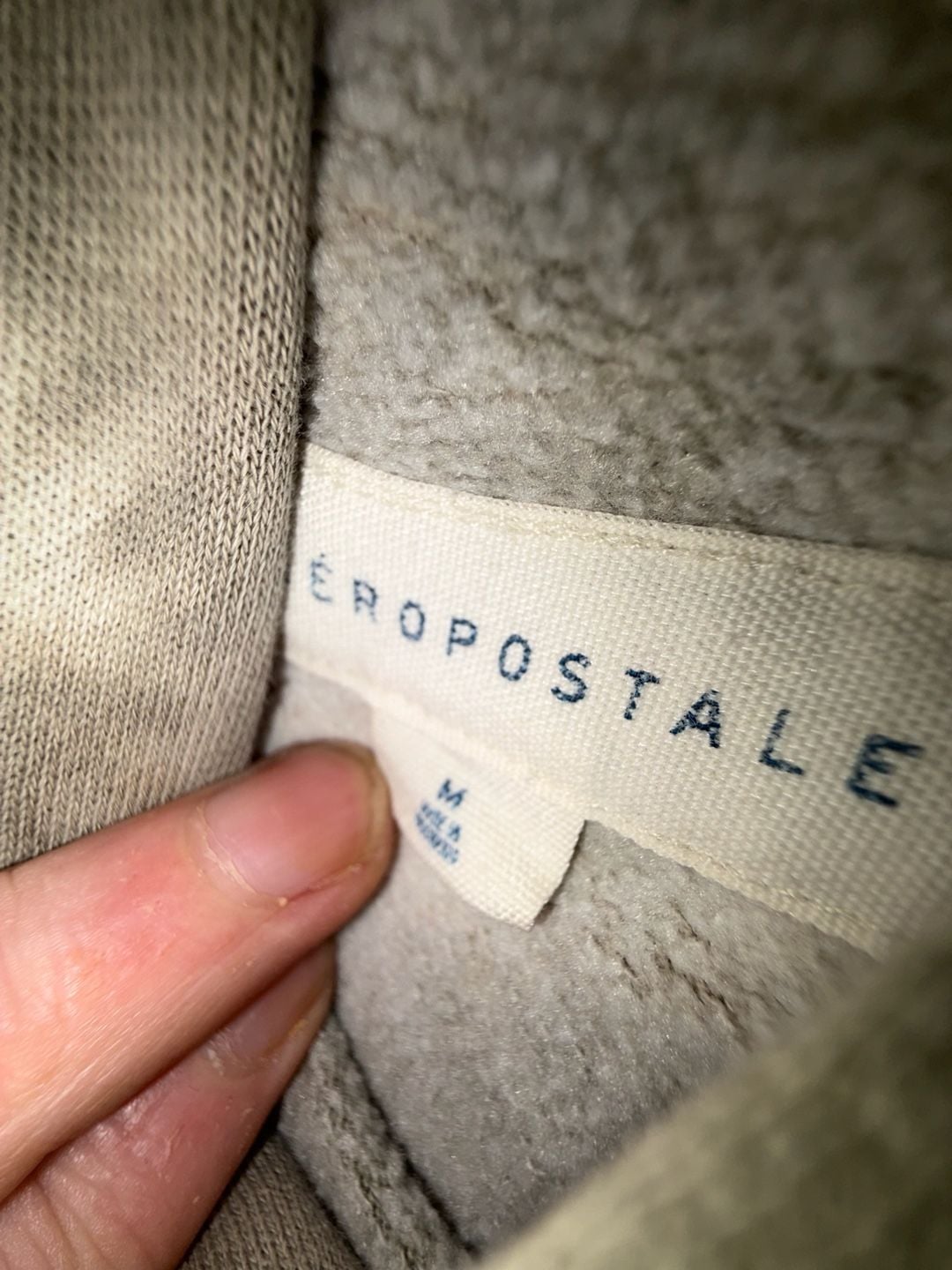 Aeropostale Hoodie Size M Grey White Tie Dye 3