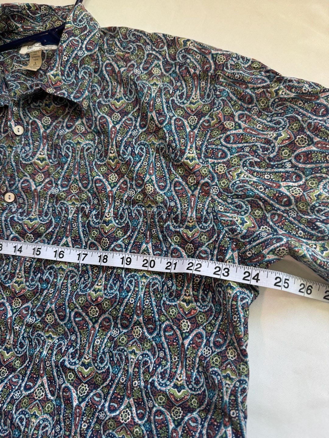 Tori Richard Paisley Hawaiian Aloha Shirt Cotton Lawn Resort Size L 5