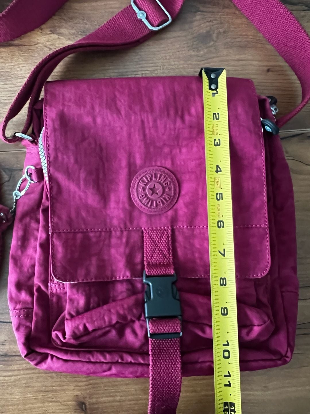 Kipling Lancelot Crossbody Bag Burgundy 5