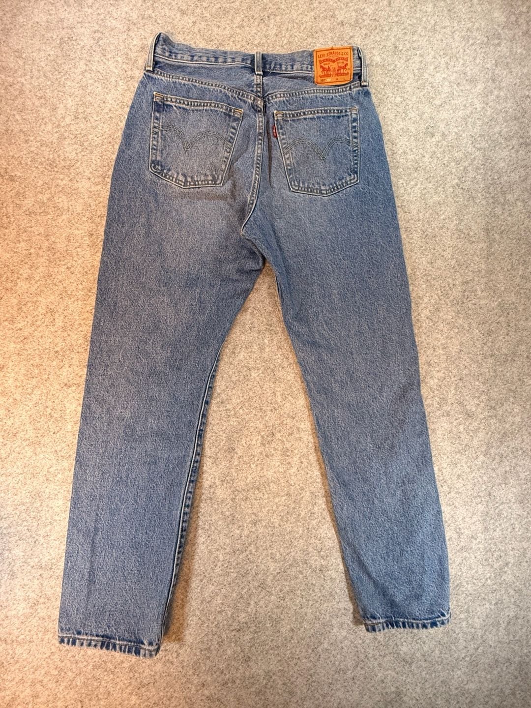 Levi's 501 150th Anniversary Edition Jeans 29x30 Straight Leg Heart Patch 8