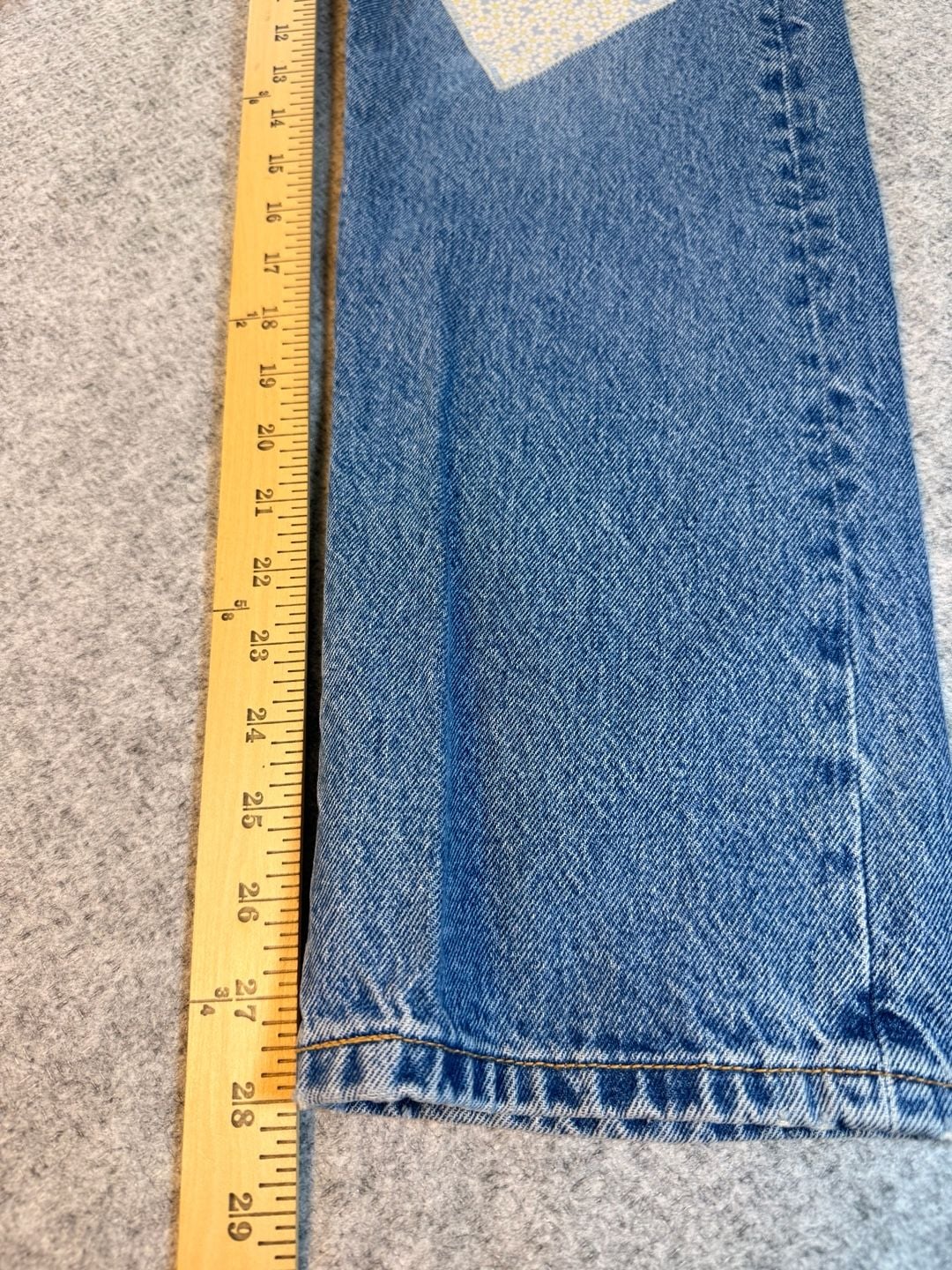 Levi's 501 150th Anniversary Edition Jeans 29x30 Straight Leg Heart Patch 10
