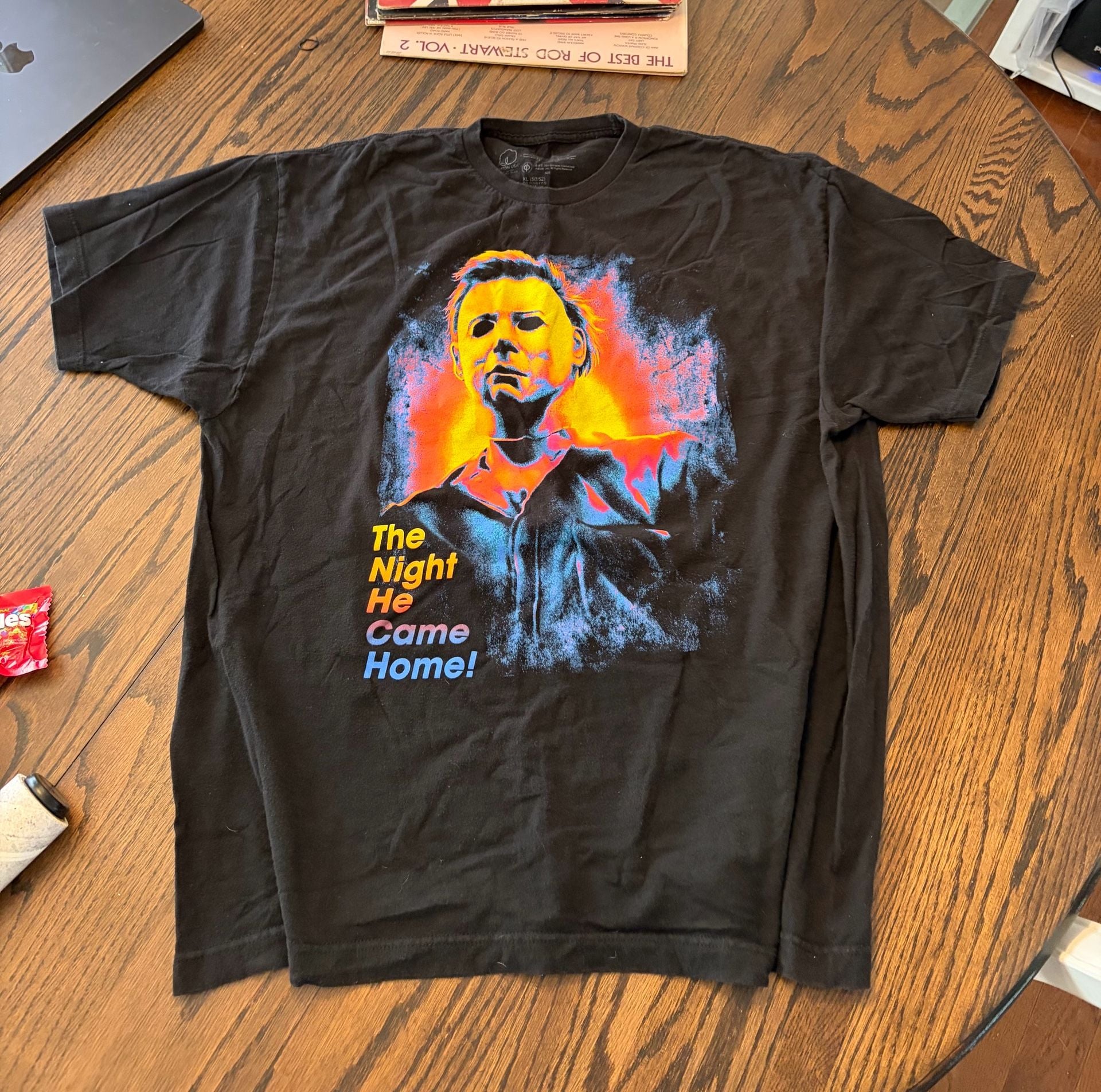 Halloween Michael Myers The Night He Came Home T-Shirt 2XL Black 1