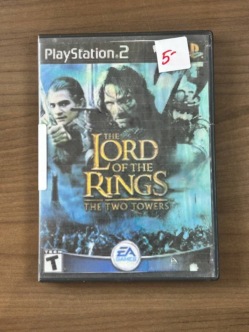 The Lord of the Rings The Two Towers PS2 2002 EA Games Disc Case No Manual 1