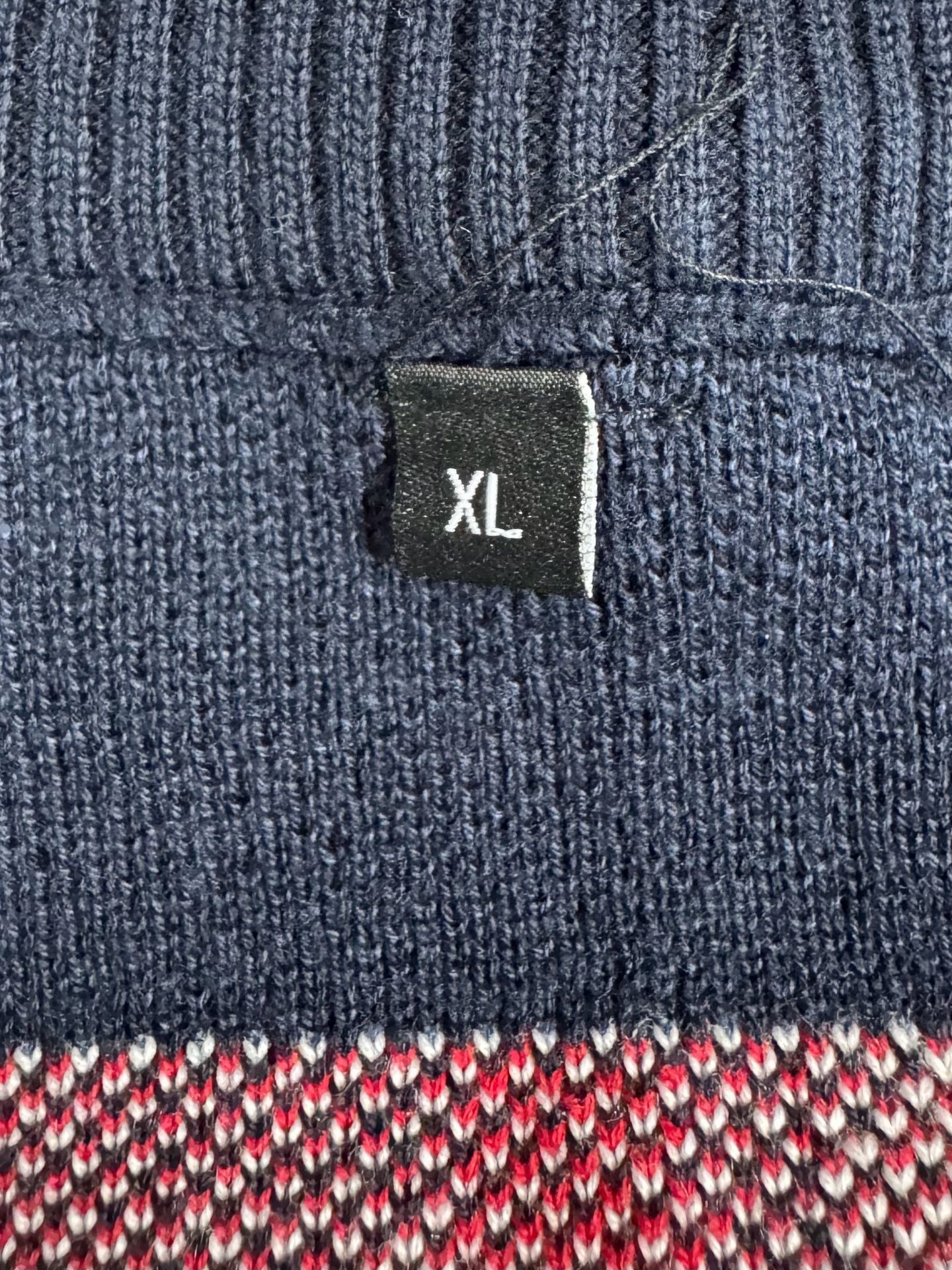 BWM Global Chicago White Sox Ditka Sweater Vest Size XL Navy 3
