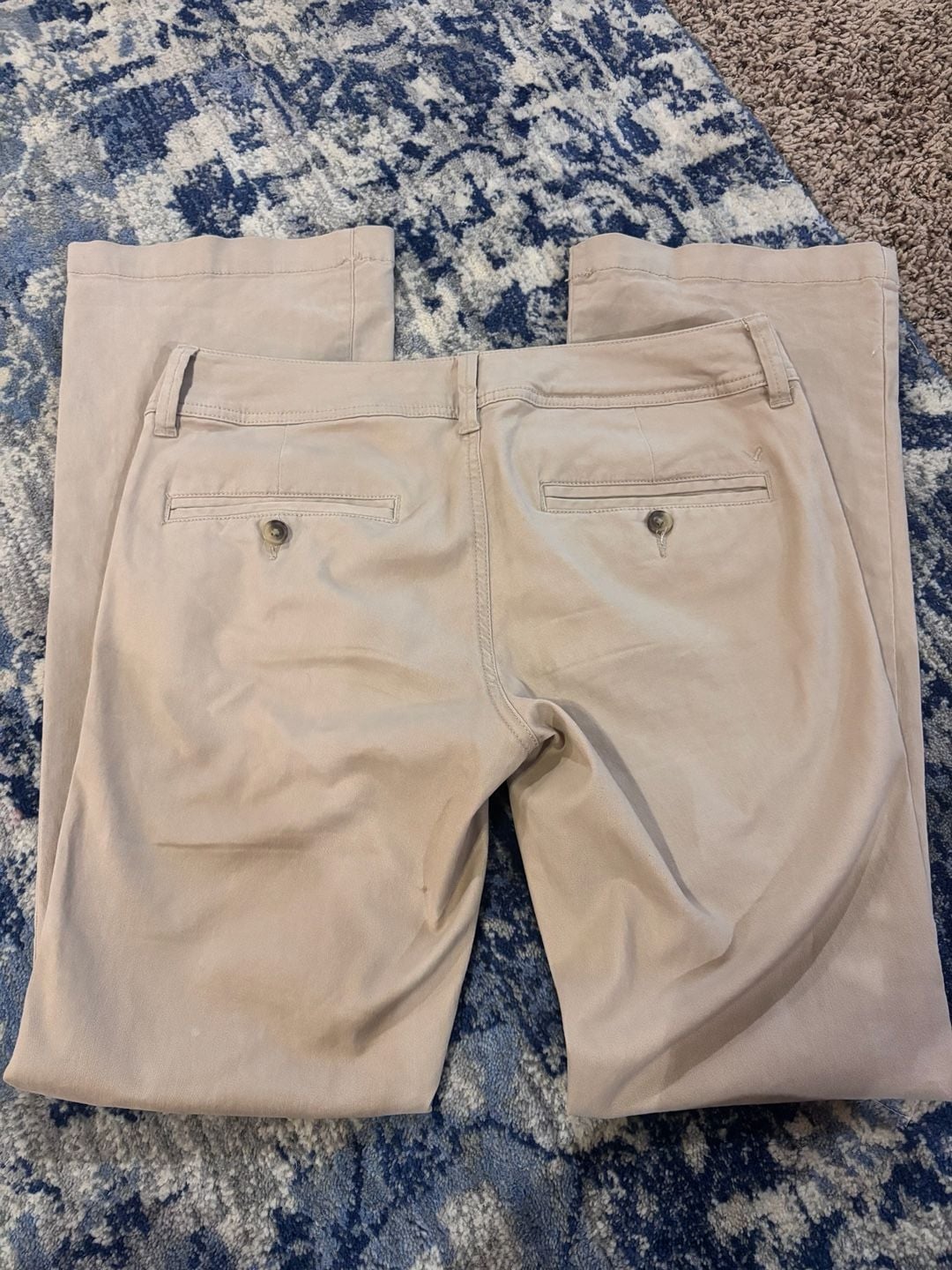 American Eagle Outfitters Pants Size 6 Regular Khaki Stretch Bootcut 6
