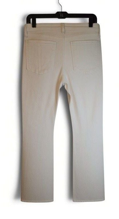 Rag & Bone Distressed Crop Flare Jeans White Sz 29 3