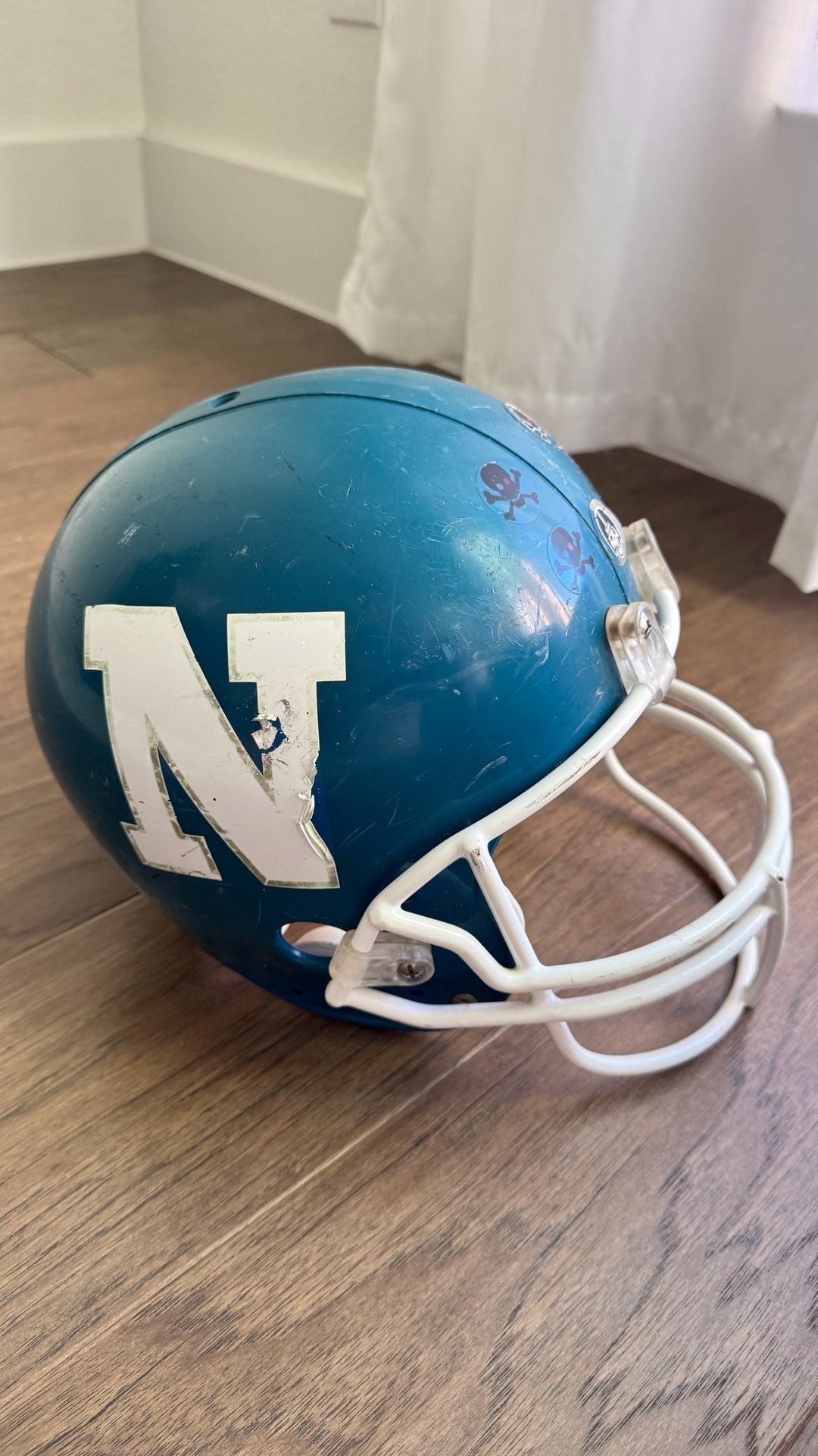 Riddell Little Pro Youth Football Helmet M Blue White 2