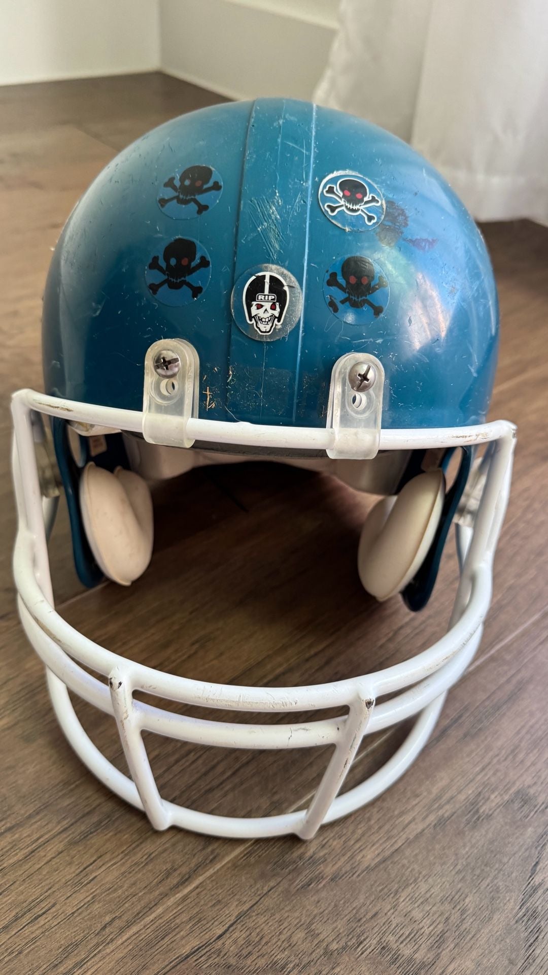 Riddell Little Pro Youth Football Helmet M Blue White 3