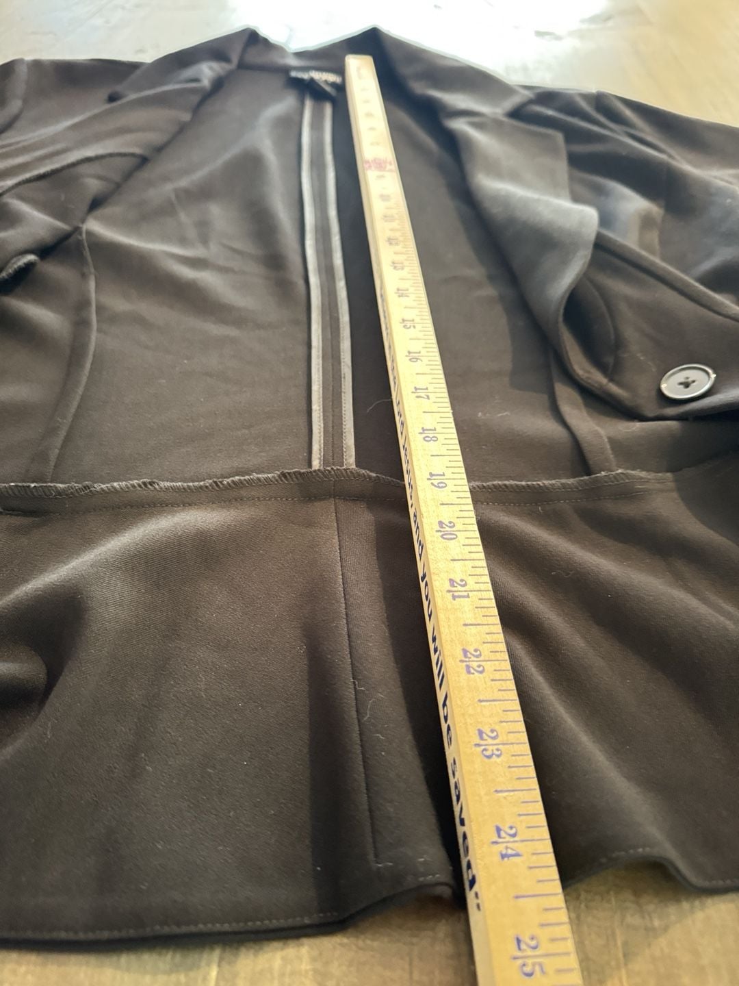 Lane Bryant Blazer Size 26/28W Black Ponte Peplum Jacket 7