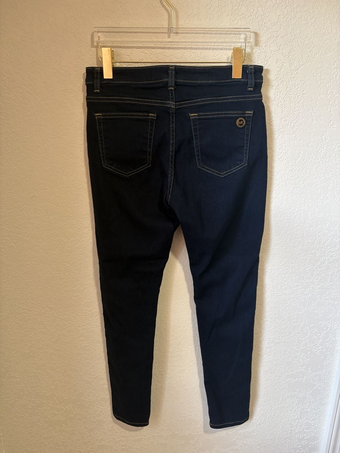 Michael Kors Izzy Skinny Jeans Size 8 Dark Wash Denim 3