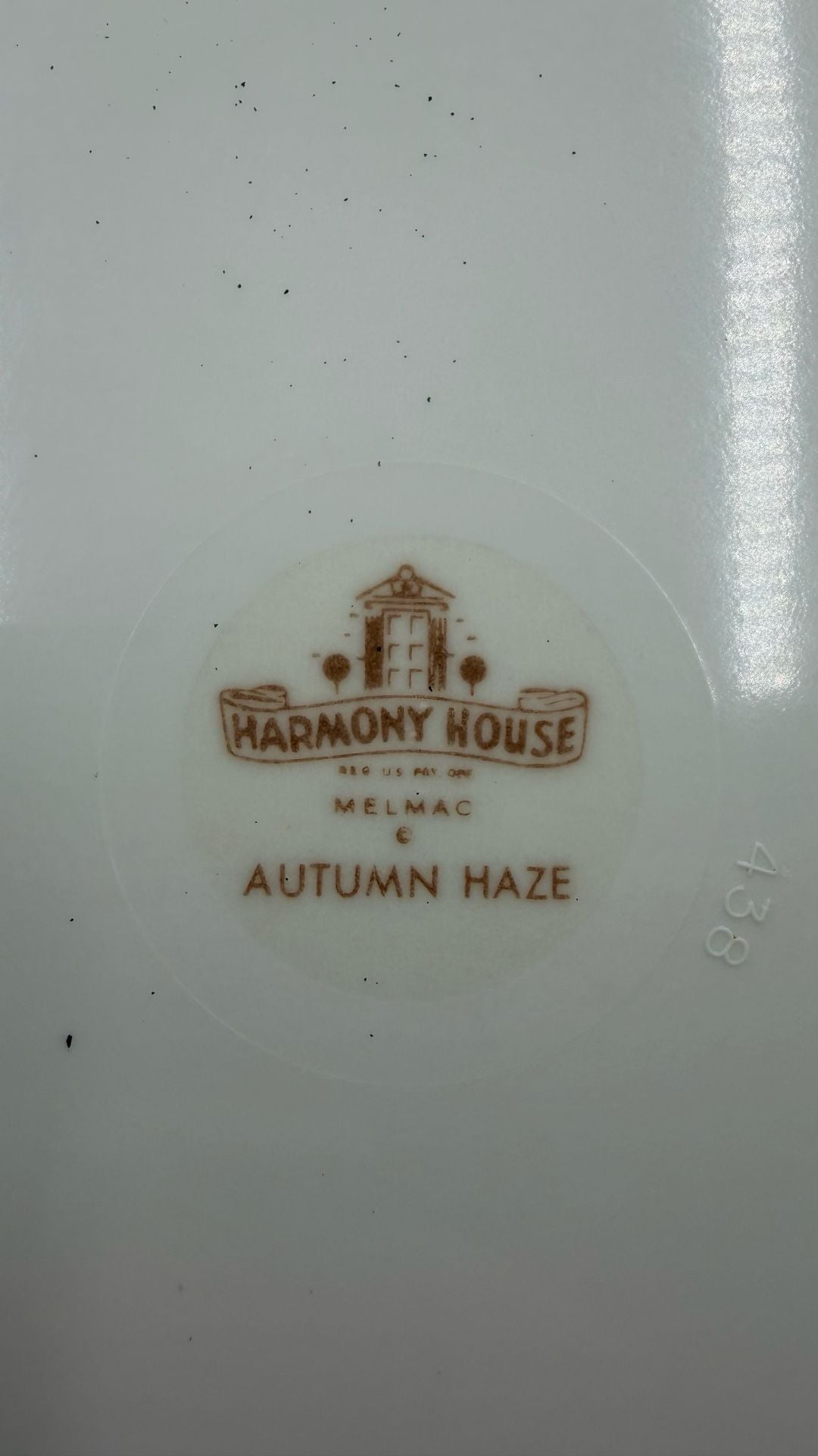 Set of 4 Vintage Harmony House Autumn Haze Melmac Melamine Dinner Plates Fall Leaves 5