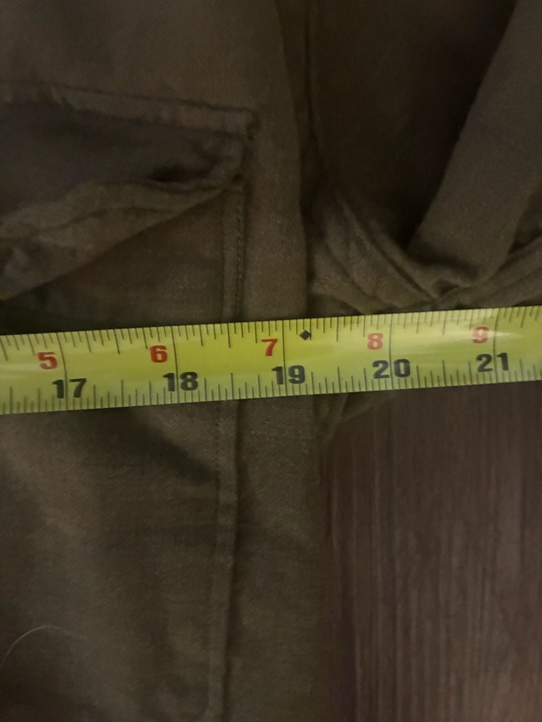 US Military Vintage Wool Fatigue Shirt Size 14.5 - 32 Olive Drab 8