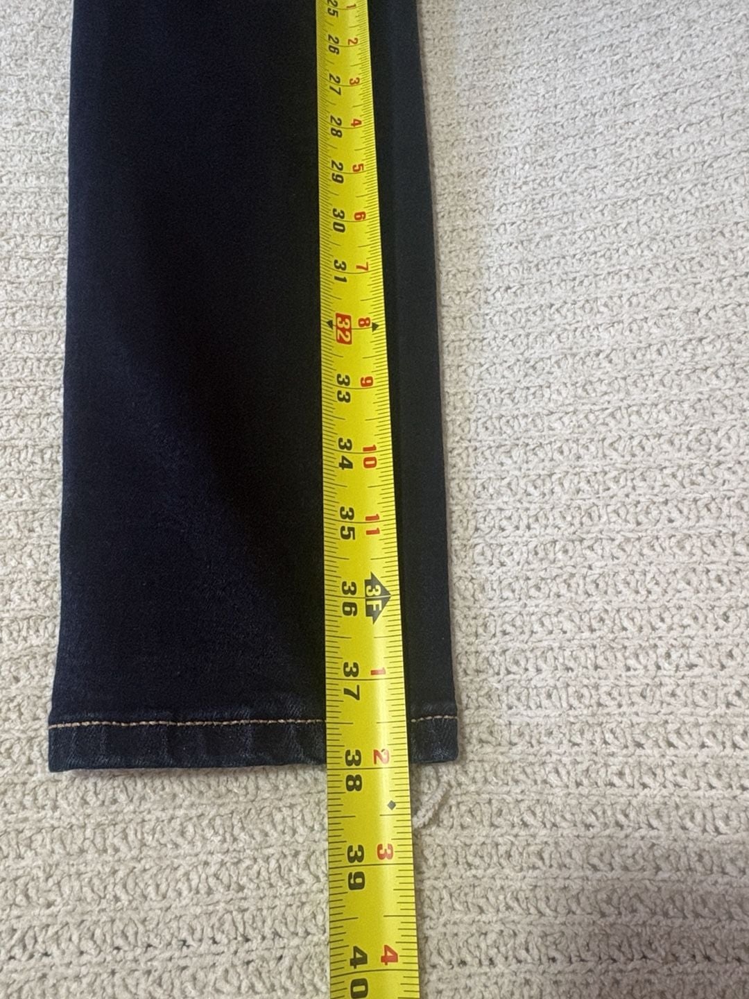 St John's Bay Jegging Size 12 Dark Wash Denim Pull On Skinny Jeans 5