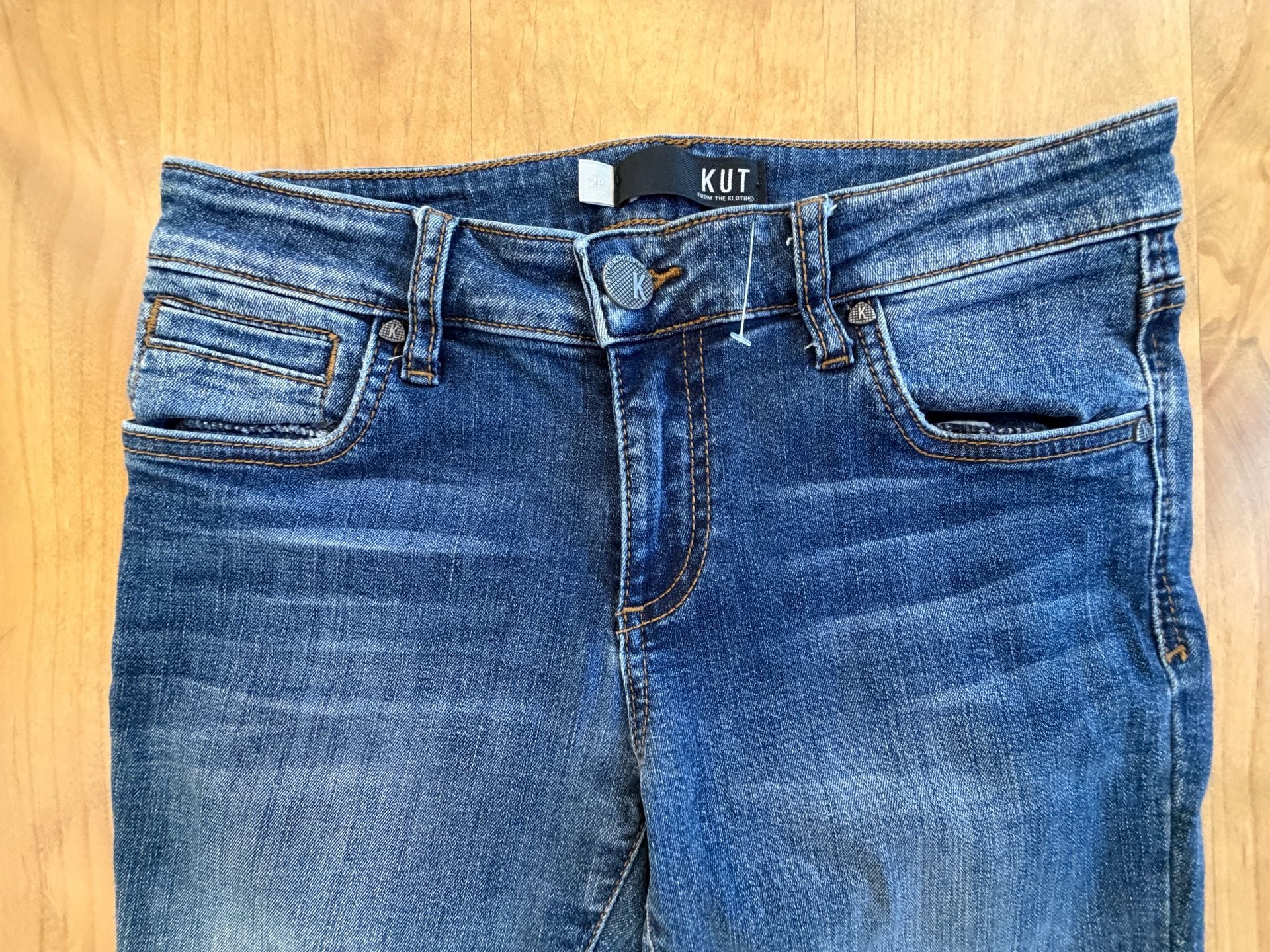 KUT from the Kloth Skinny Jeans Size 2P Medium Wash Denim 7