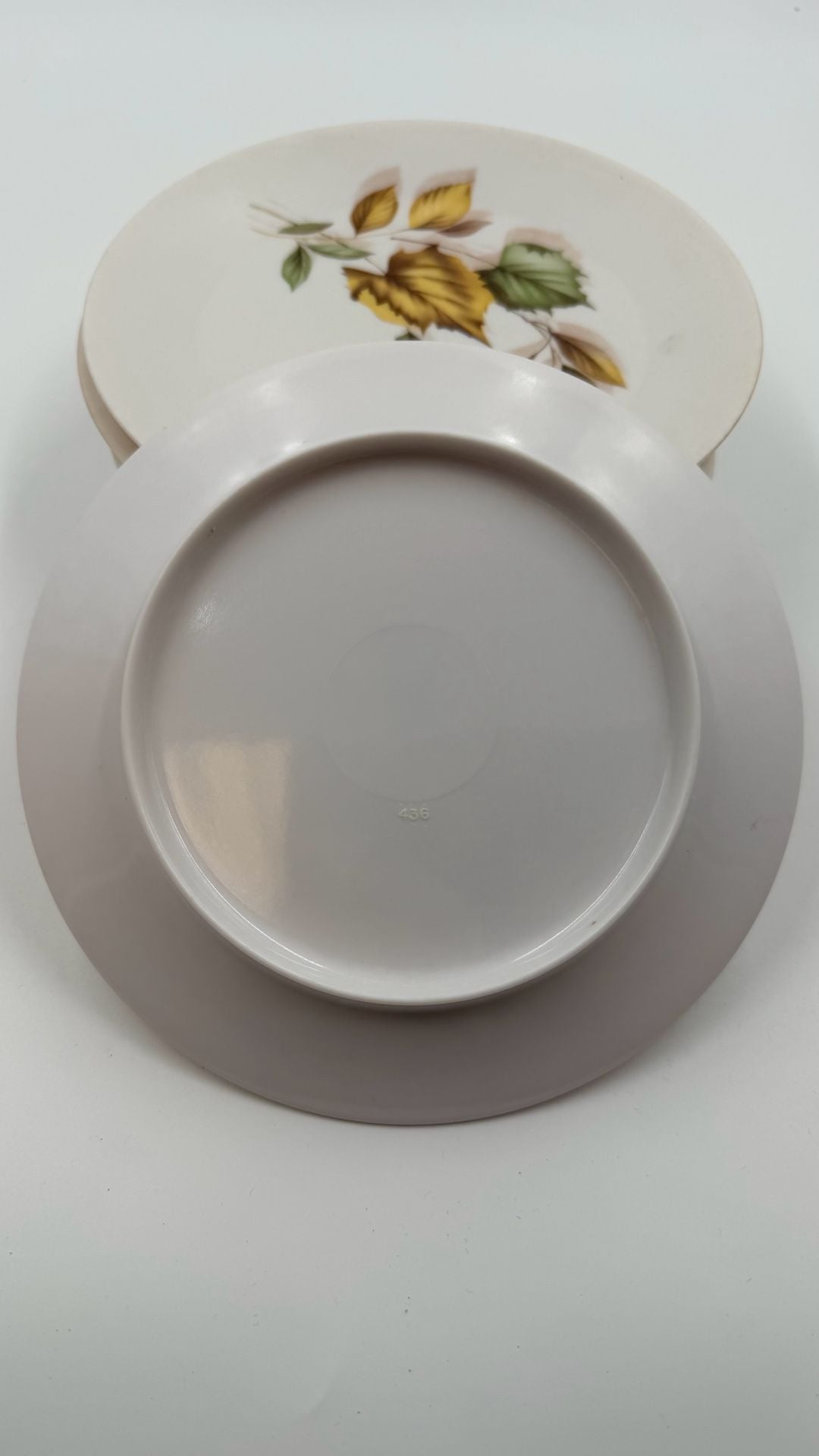 Harmony House Autumn Haze Melmac Melamine Plates Size 7.25 Vintage 3