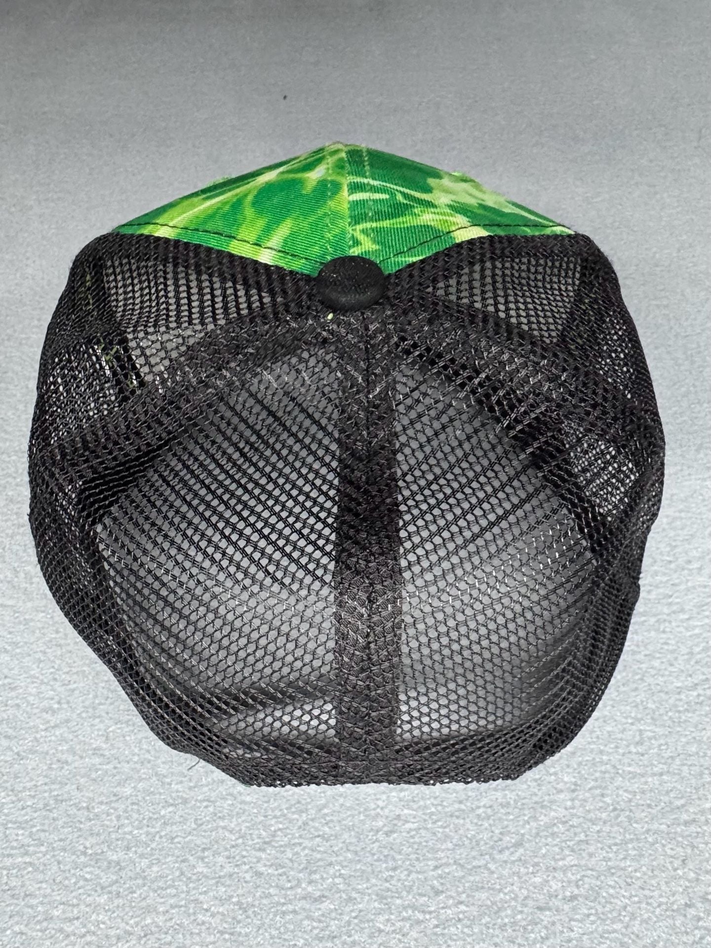 T-H Marine Trucker Hat Green Black Water Print Snapback 3